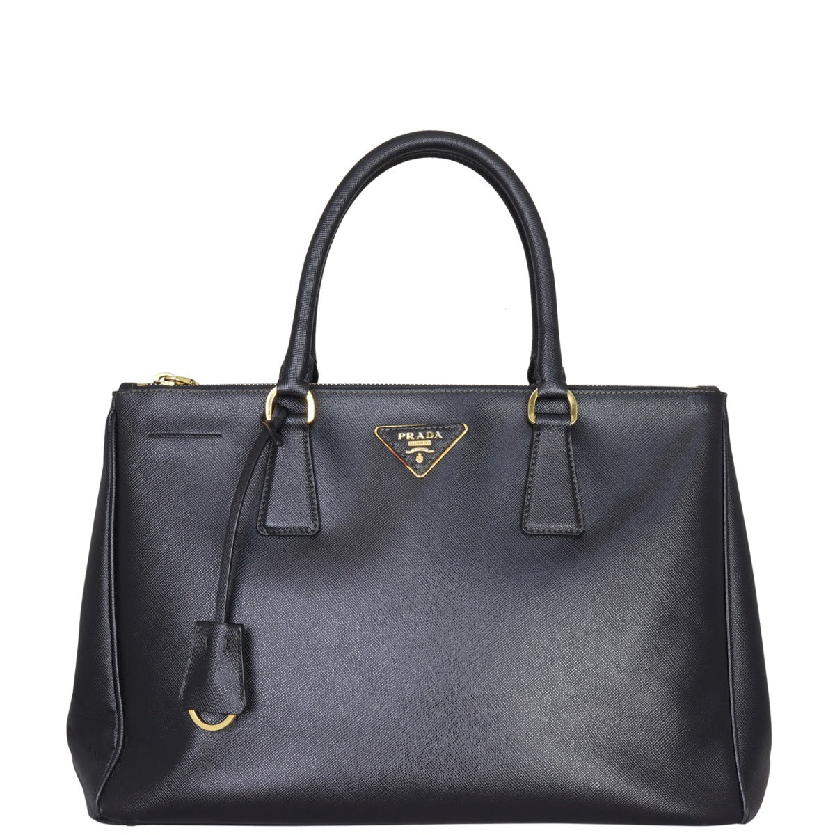 Prada Saffiano Lux Galleria Double Zip Tote Medium