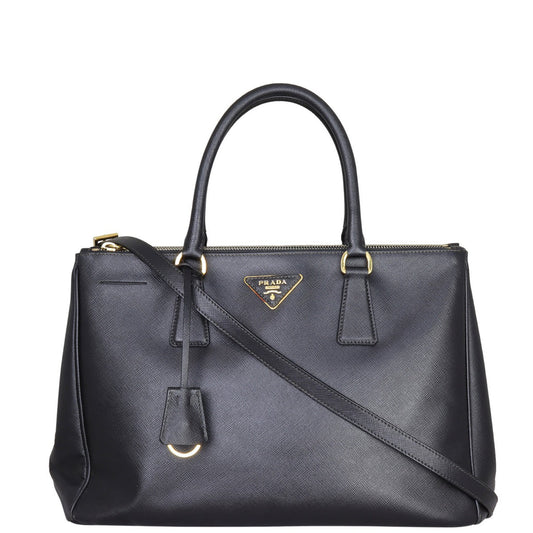 Prada Saffiano Lux Galleria Double Zip Tote Medium