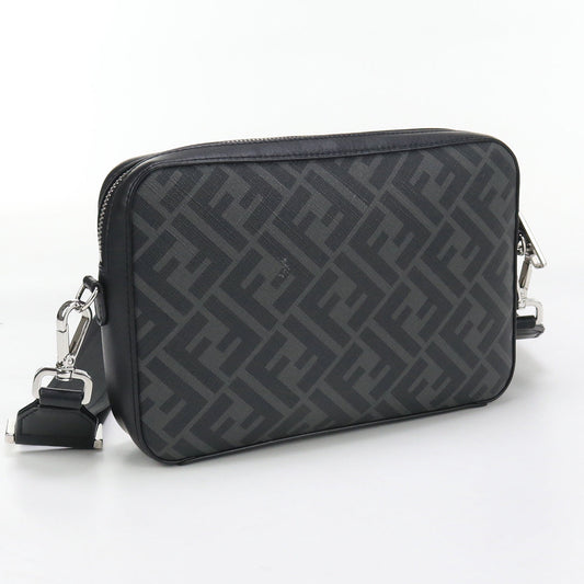 FENDI 7M0286 Camera case Fendi Diagonal Shoulder PVC/leather black mens