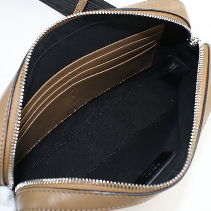 FENDI 7M0286 Camera case Diagonal Shoulder Bag PVC/leather brown mens