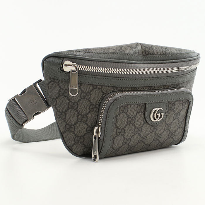 GUCCI Belt bag Ofidia body bag GG Supreme Canvas Gray mens