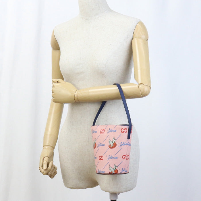 GUCCI Bucket bag Chilled license Handbag PVC pink Women