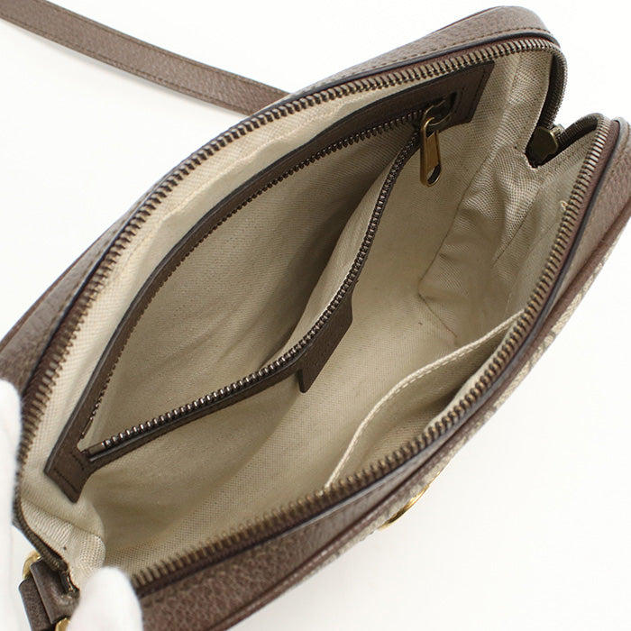 GUCCI 547926 Small Ofidia Diagonal Shoulder Bag GG Supreme beige unisex