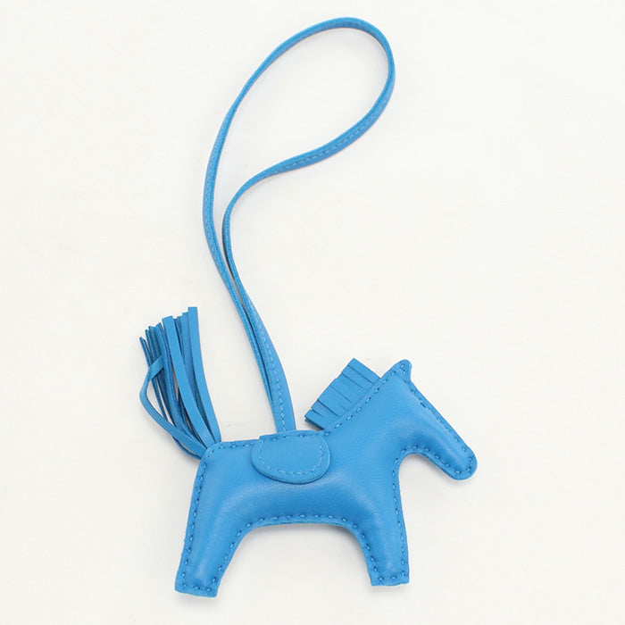 HERMES Rodeo PM Bag charm blue unisex