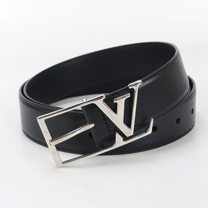 LOUIS VUITTON Belt: LV Skyline belt/Nappa leather black mens