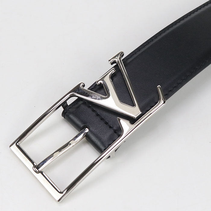LOUIS VUITTON Belt: LV Skyline belt/Nappa leather black mens
