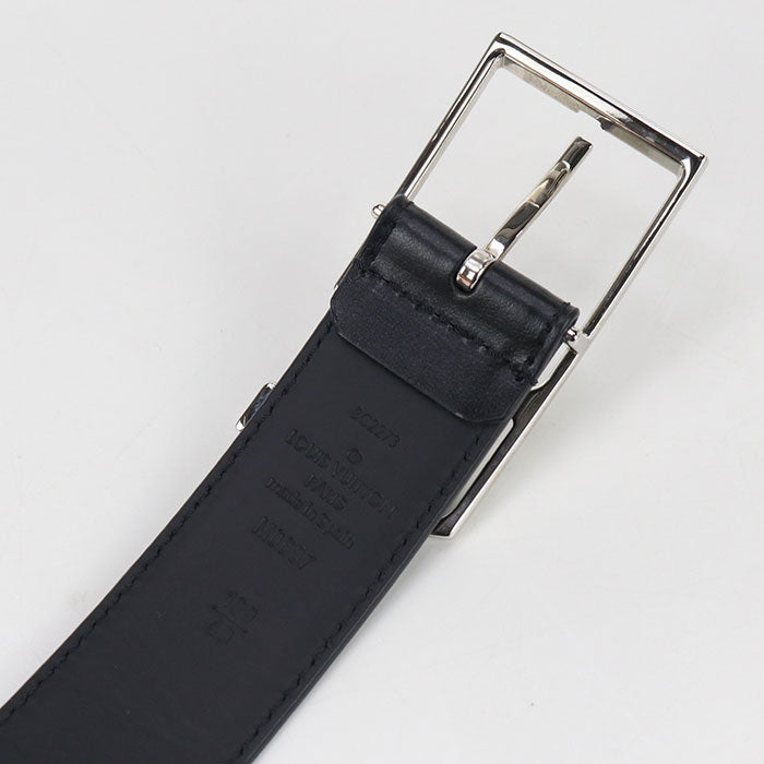 LOUIS VUITTON Belt: LV Skyline belt/Nappa leather black mens
