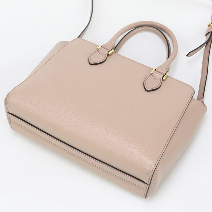 PRADA 2WAY handbag Handbag Shoulder bag leather Pink Women