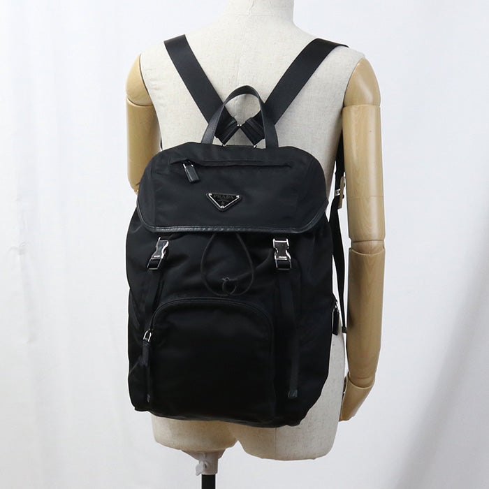 PRADA 1BZ039 Backpack Backpack Nylon black Women