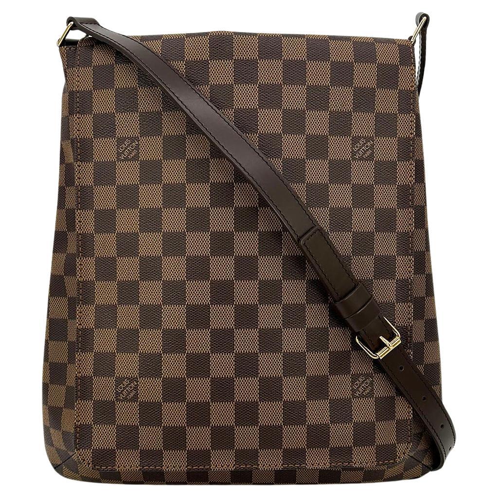 LOUIS VUITTON Damier Ebene Mtte Salsa GM Shoulder Bag
