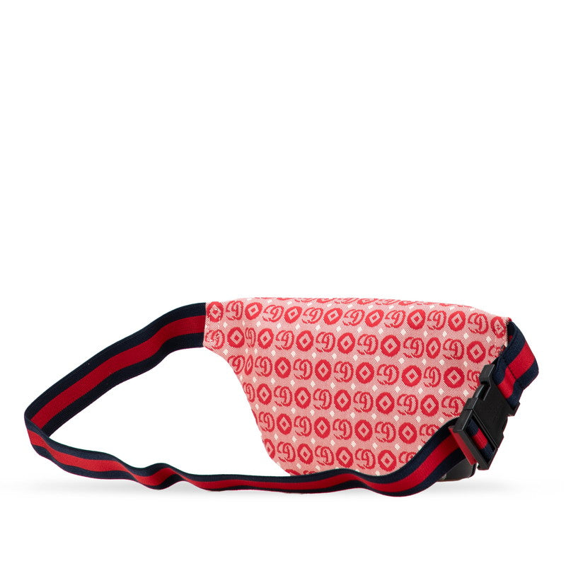 Gucci GG logo Star Canvas Leather Waist Bag
