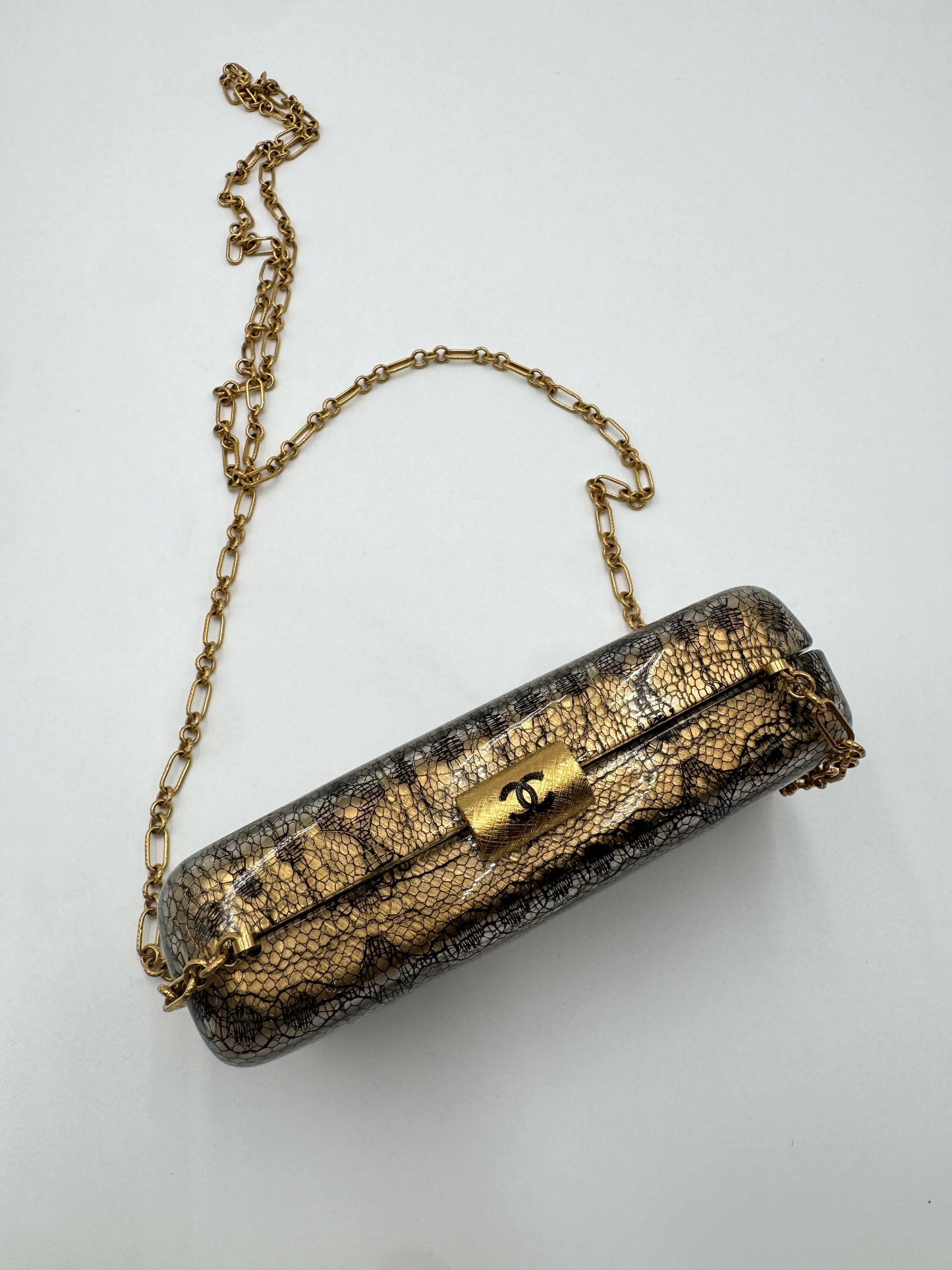 Chanel 2004-2005 Lace Gold MinaudiÃ¨re