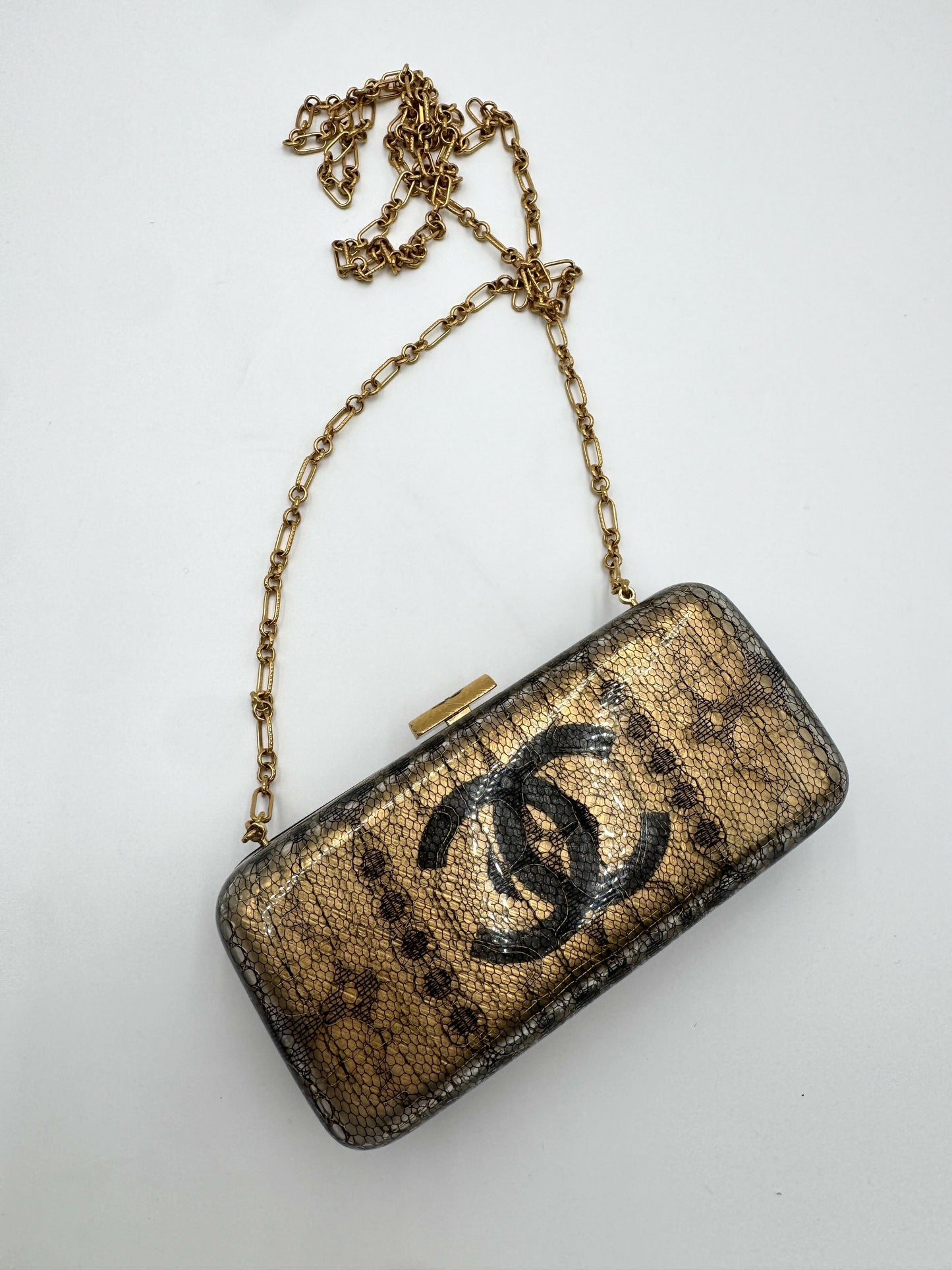 Chanel 2004-2005 Lace Gold MinaudiÃ¨re