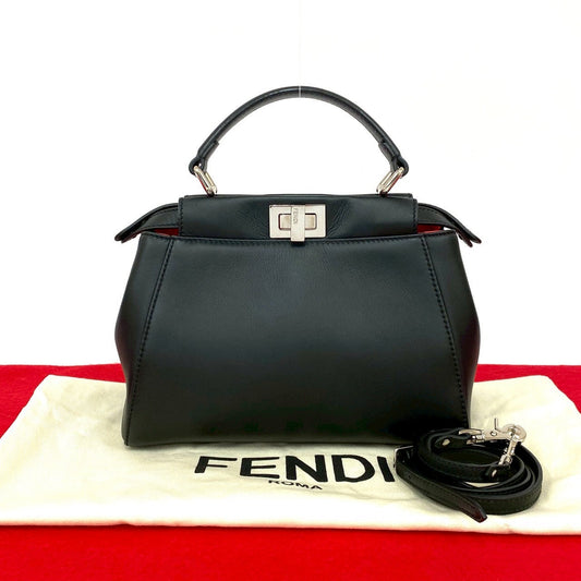 Fendi Peekaboo Leather 2way Bag