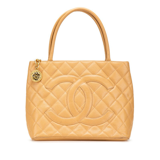 Chanel Coco Matelasse Caviar Skin Reissue Tote Bag
