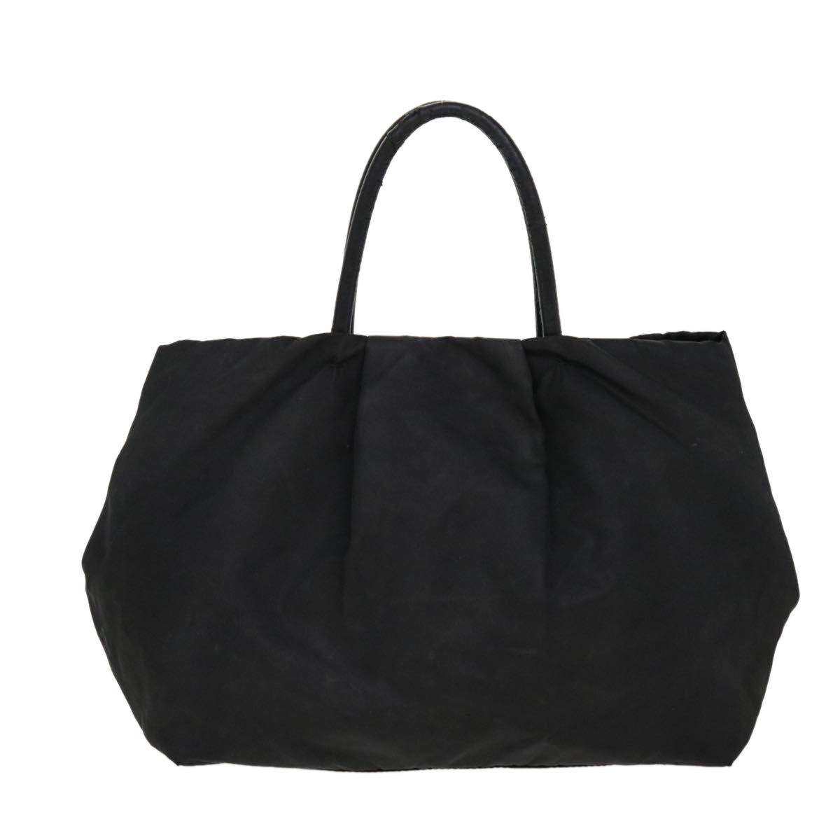Prada Hand Bag Nylon Black
