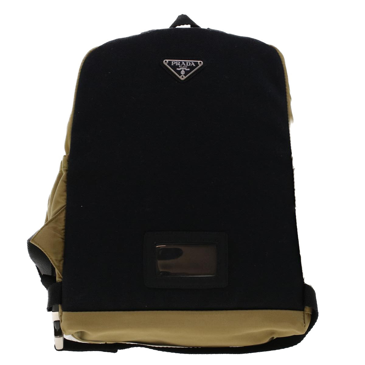 PRADA Backpack Nylon Khaki Auth