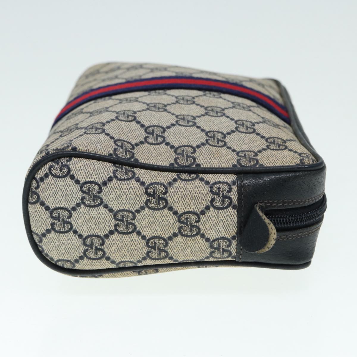 Gucci Leather Canvas Clutch