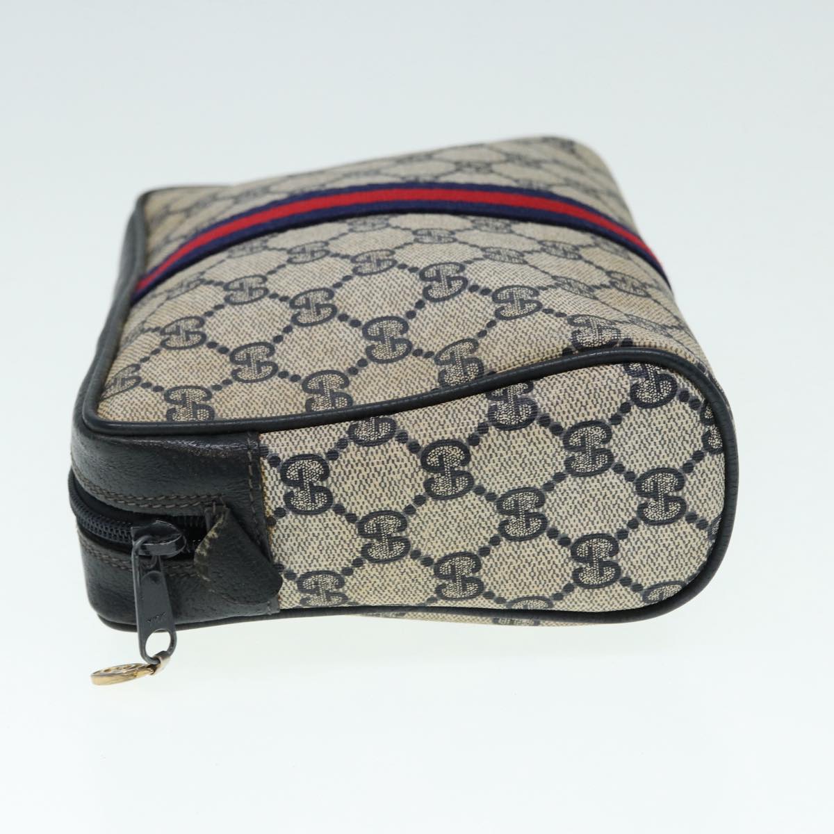 Gucci Leather Canvas Clutch