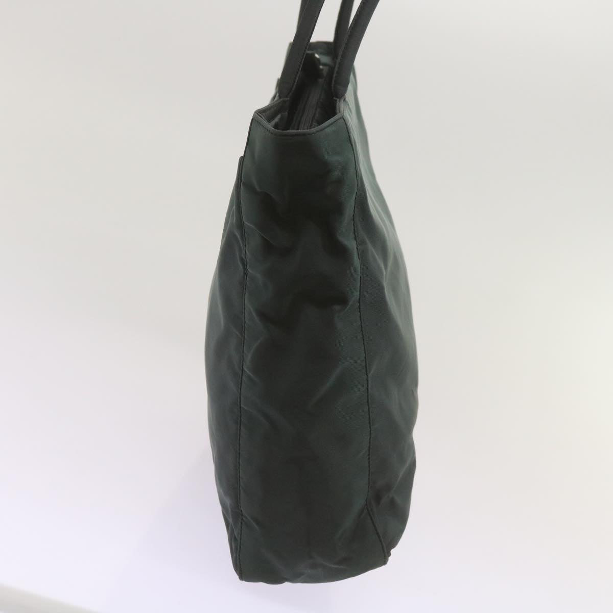 PRADA Tote Bag Nylon Green Auth yk11239