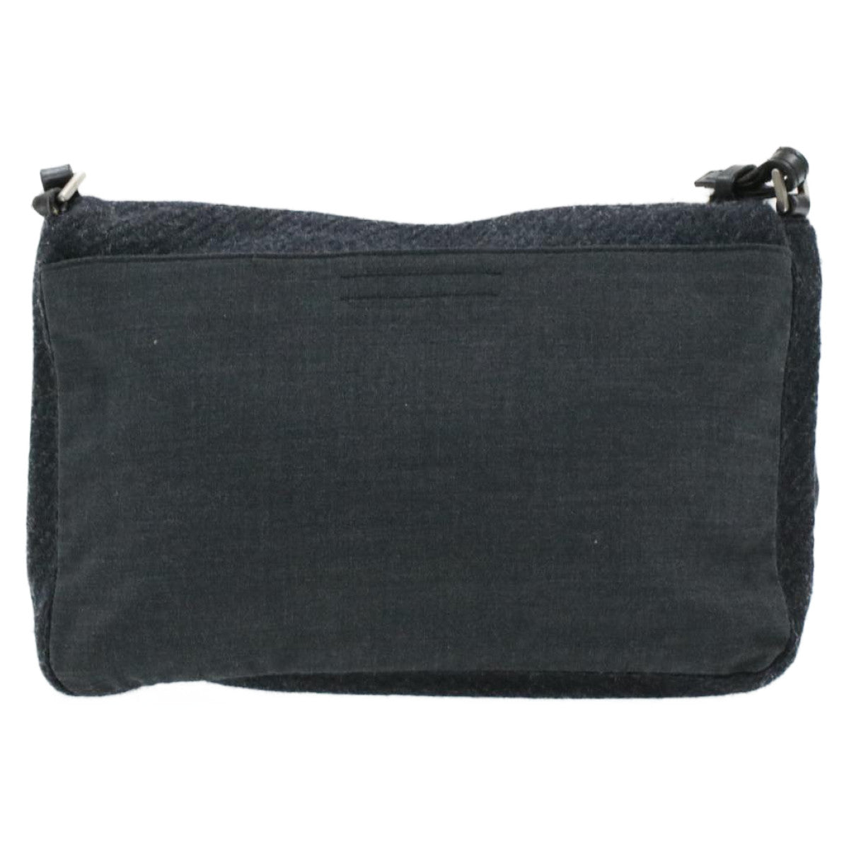 Prada Suede Shoulder Bag Black
