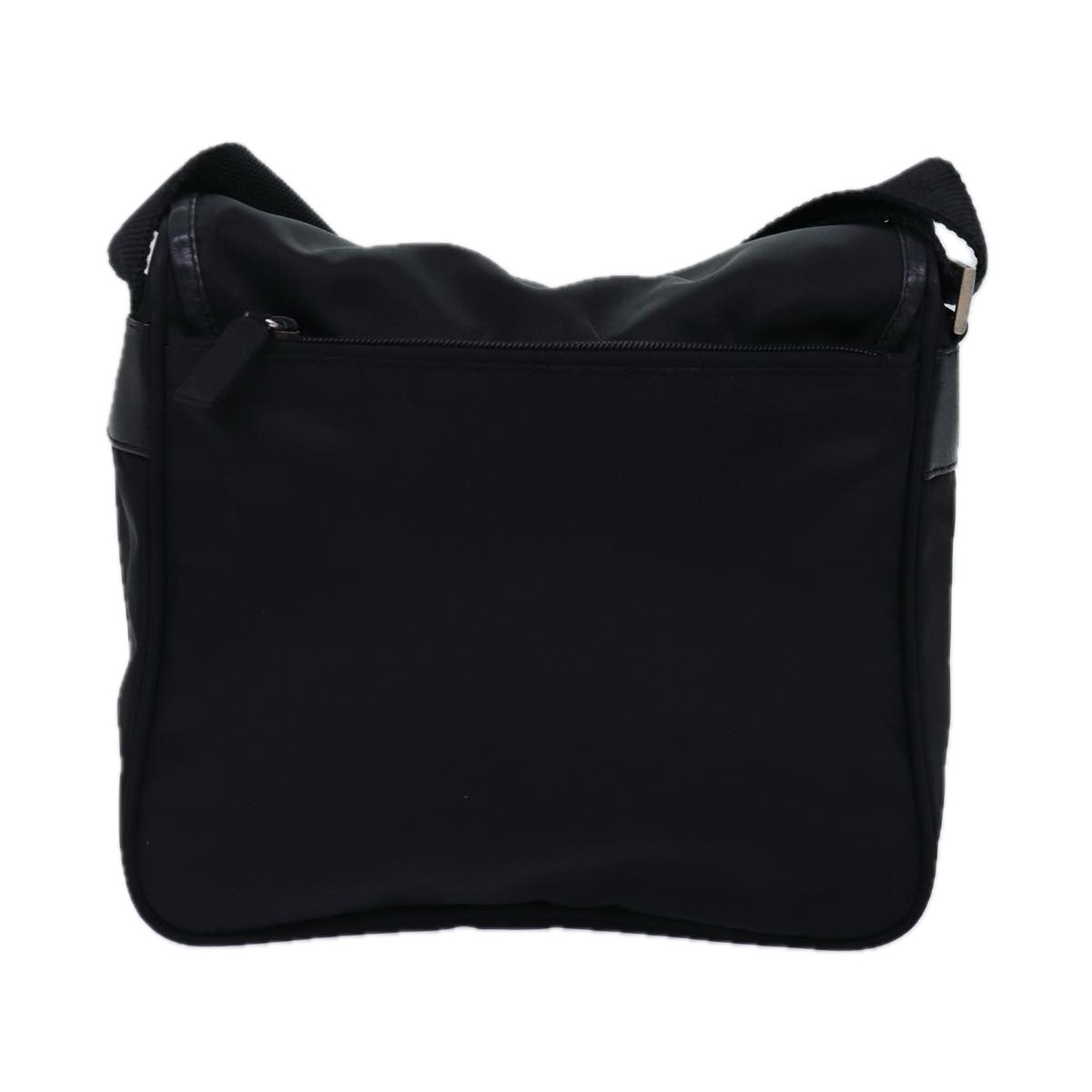 PRADA Shoulder Bag Nylon Black Auth yk12365
