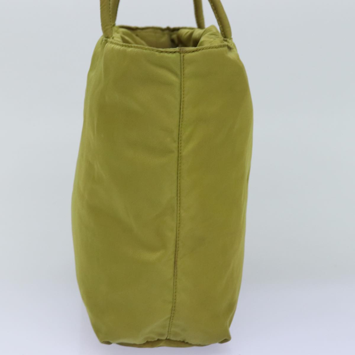 PRADA Hand Bag Nylon Green Auth yk12813