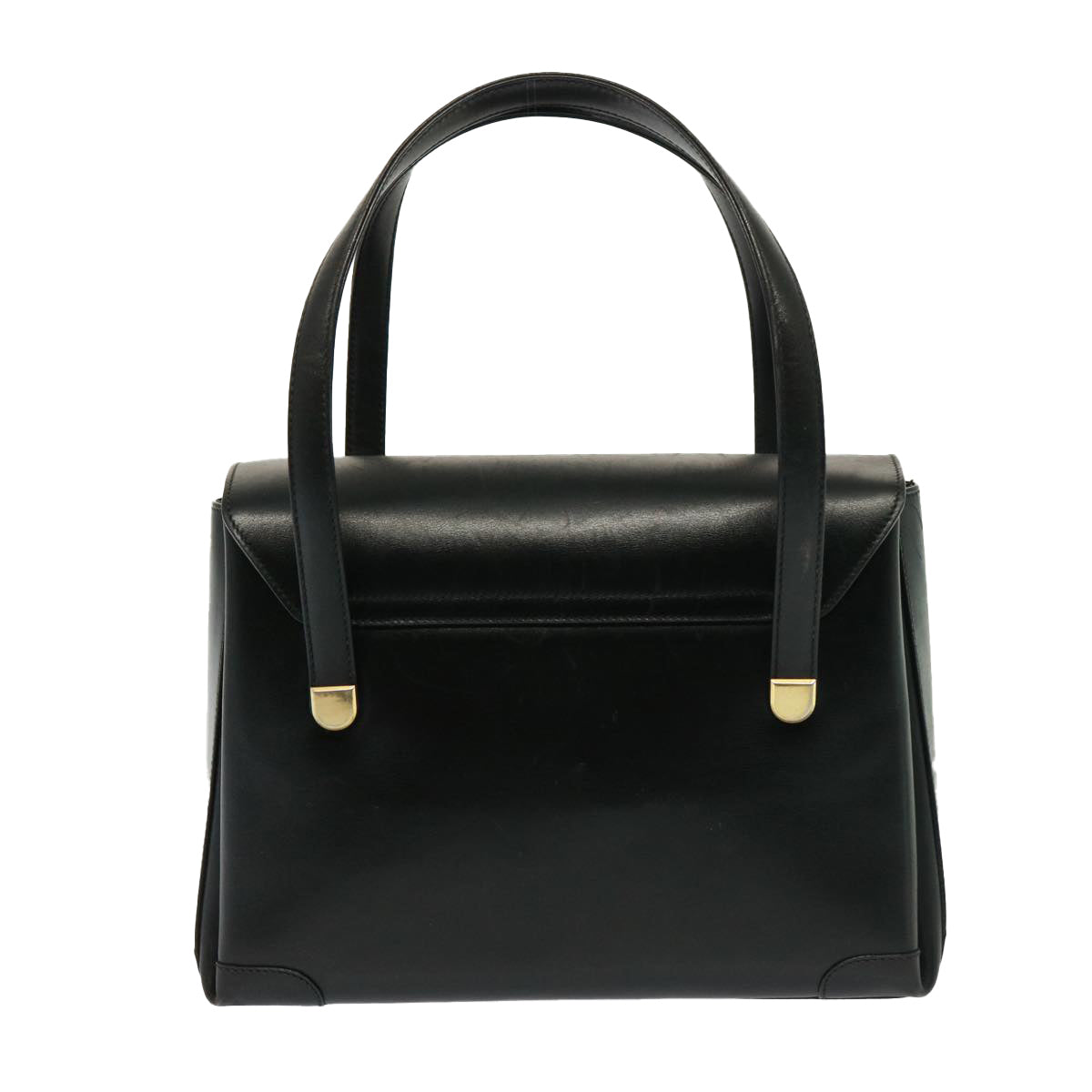 Luxury CELINE Hand Bag Leather Black 13208