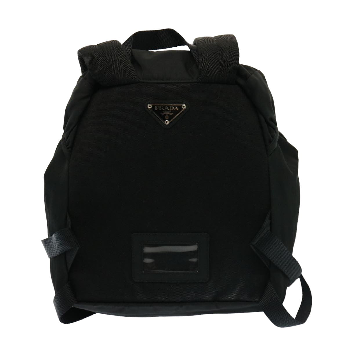 PRADA Shoulder Bag Nylon Black Auth yk13259