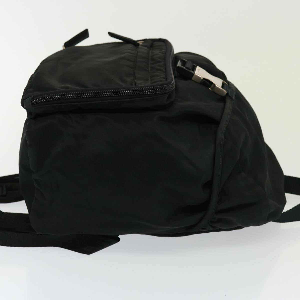 PRADA Shoulder Bag Nylon Black Auth yk13259