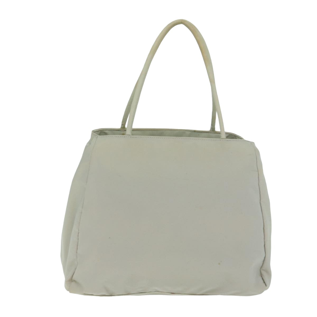 PRADA Hand Bag Nylon Gray Auth