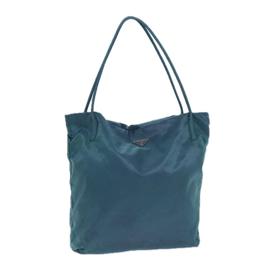 PRADA Tote Bag Nylon Blue Auth