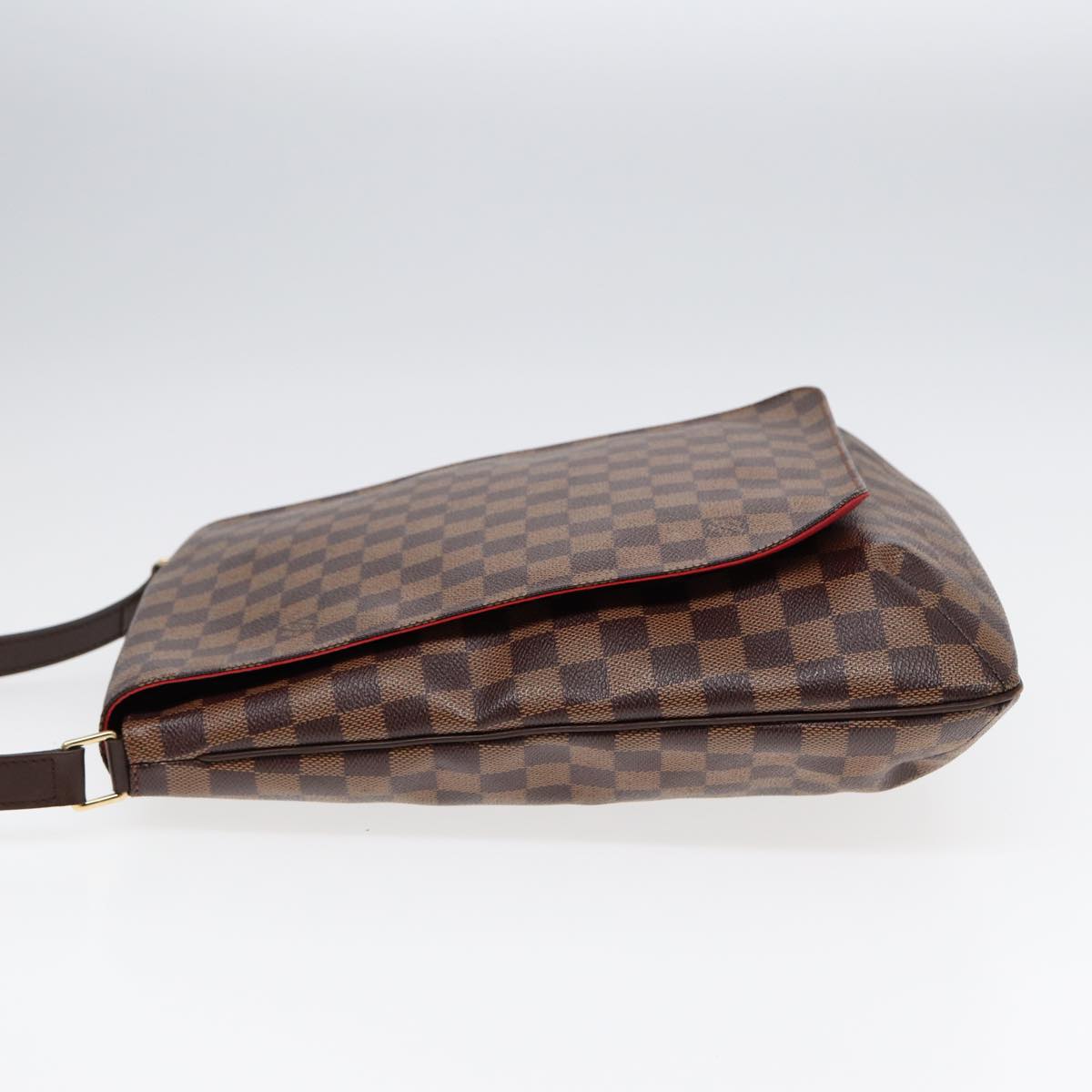 LOUIS VUITTON Damier Ebene Mtte Shoulder Bag N51302 LV Auth yk14306