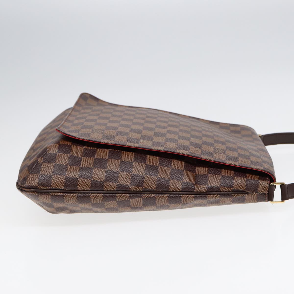LOUIS VUITTON Damier Ebene Mtte Shoulder Bag N51302 LV Auth yk14306