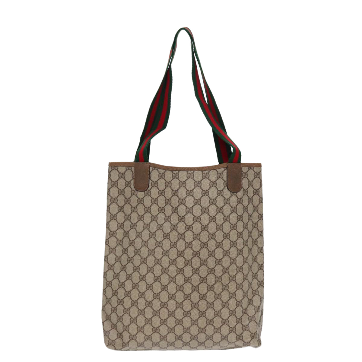 Gucci Leather Canvas Tote