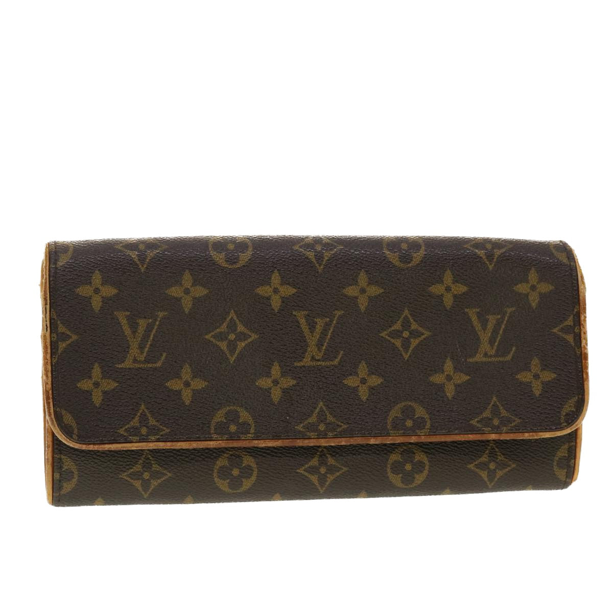 LOUIS VUITTON Monogram Pochette Twin GM Shoulder Bag M51852 LV yk6400