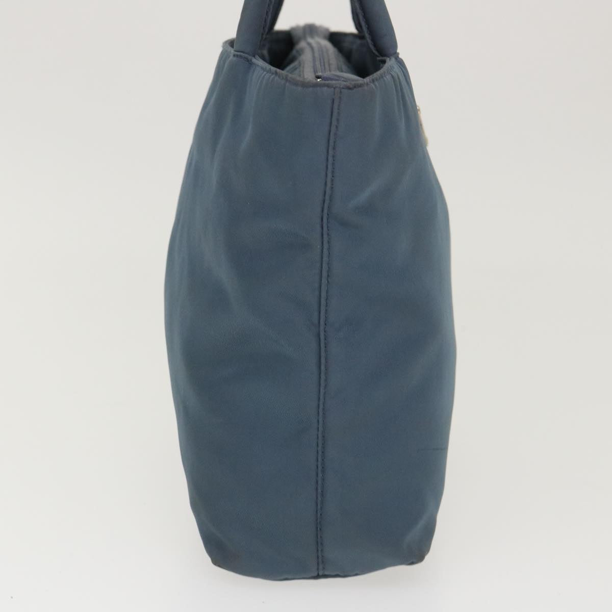 Prada Hand Bag Nylon Blue