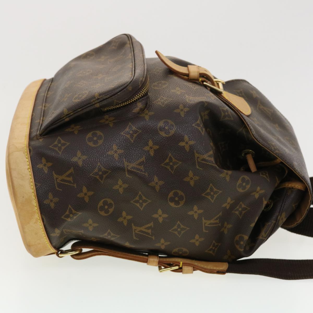 LOUIS VUITTON Monogram Montsouris GM Backpack M51135 LV yk6459