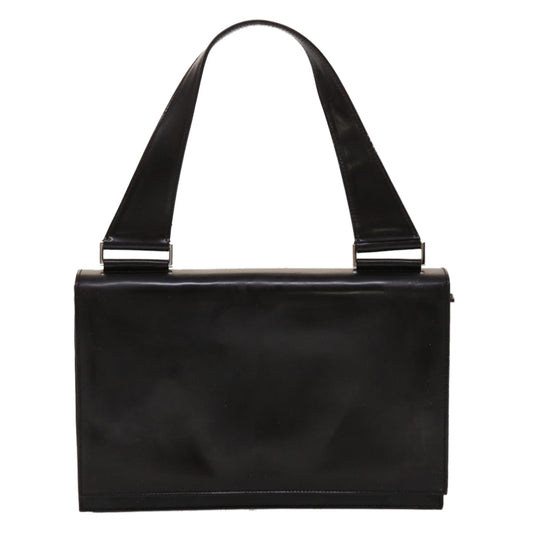 GUCCI Shoulder Bag Patent leather Brown yk7420