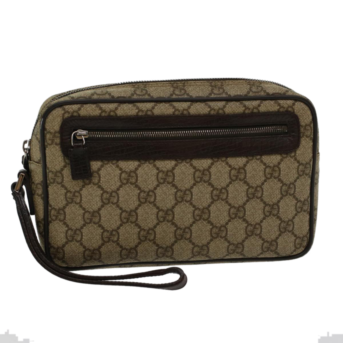 Gucci Leather Canvas Clutch