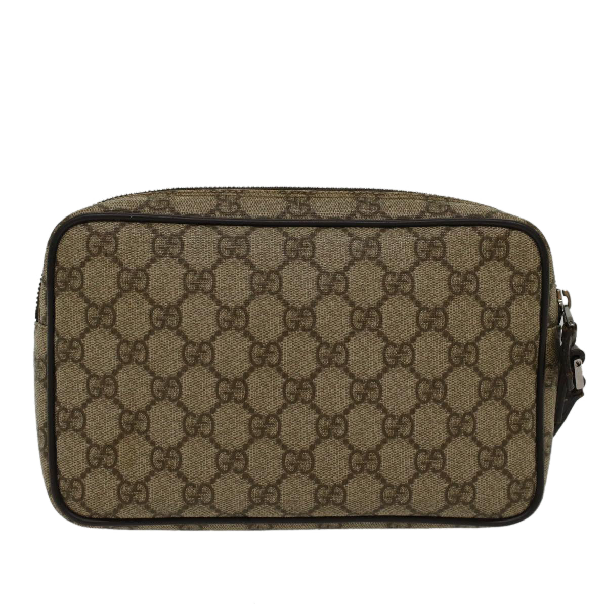 Gucci Leather Canvas Clutch