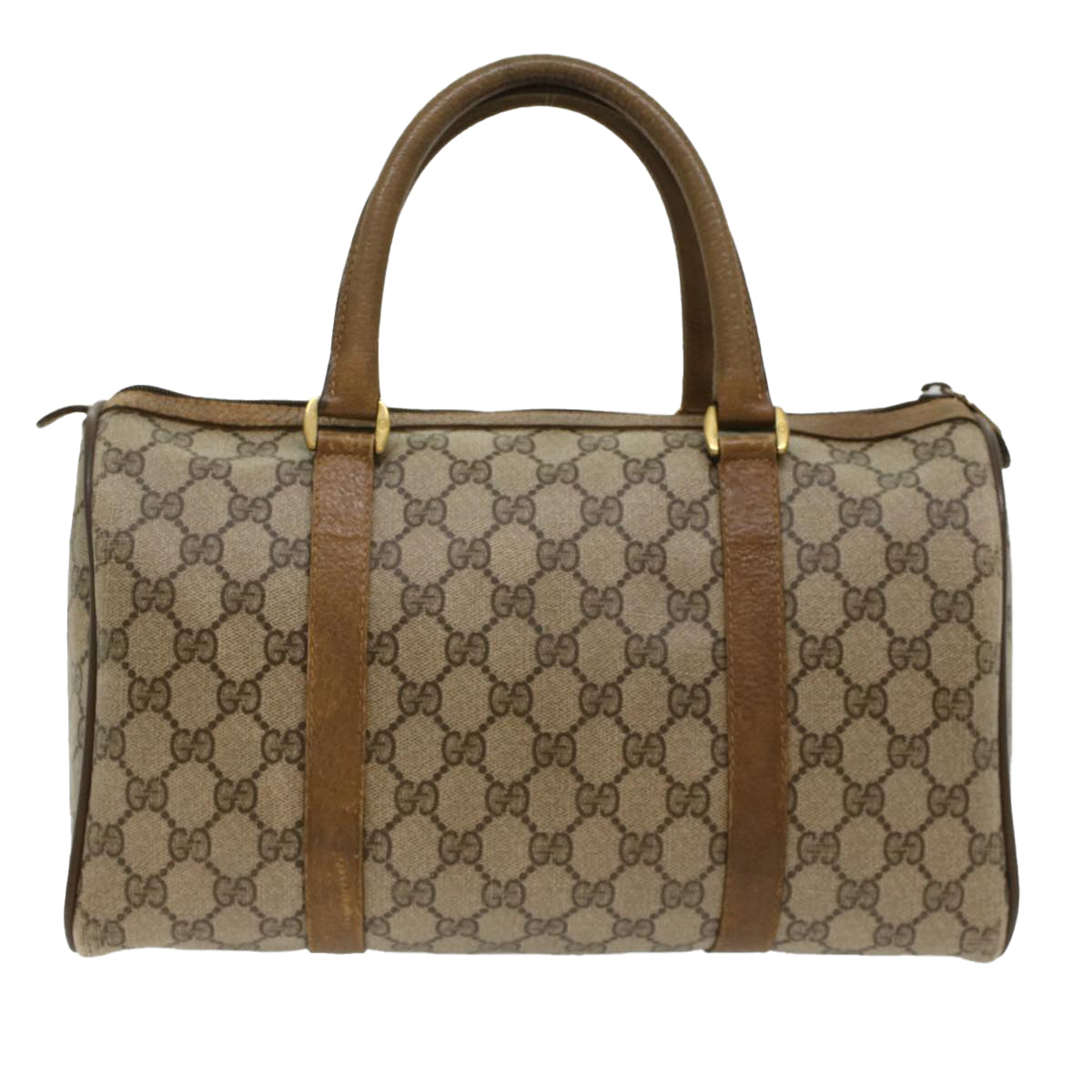 Gucci Leather Canvas Shoulder Bag