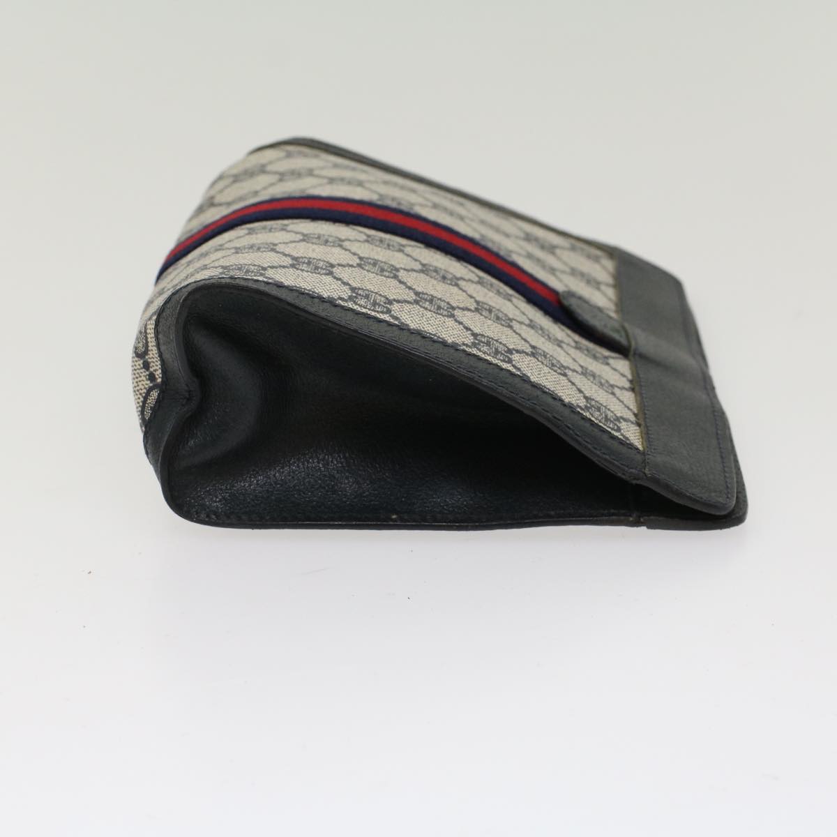 Gucci Leather Canvas Clutch