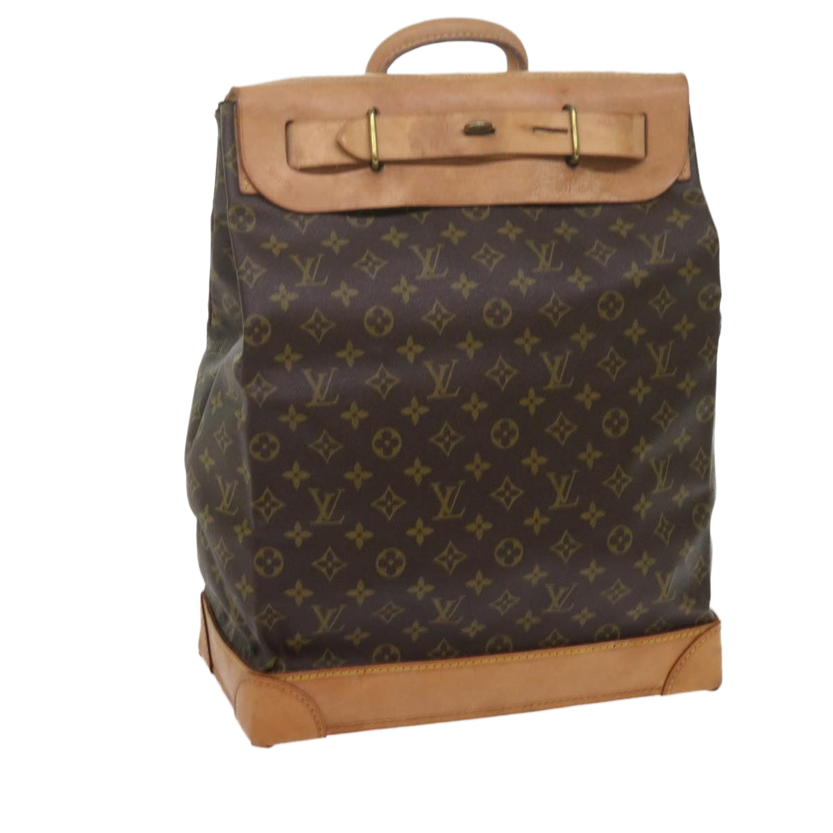 LOUIS VUITTON Monogram Steamer Bag Boston Bag M41126 LV Auth yk9957