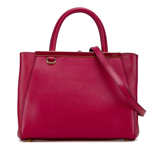 Fendi Petit 2Jours Leather 2way Bag