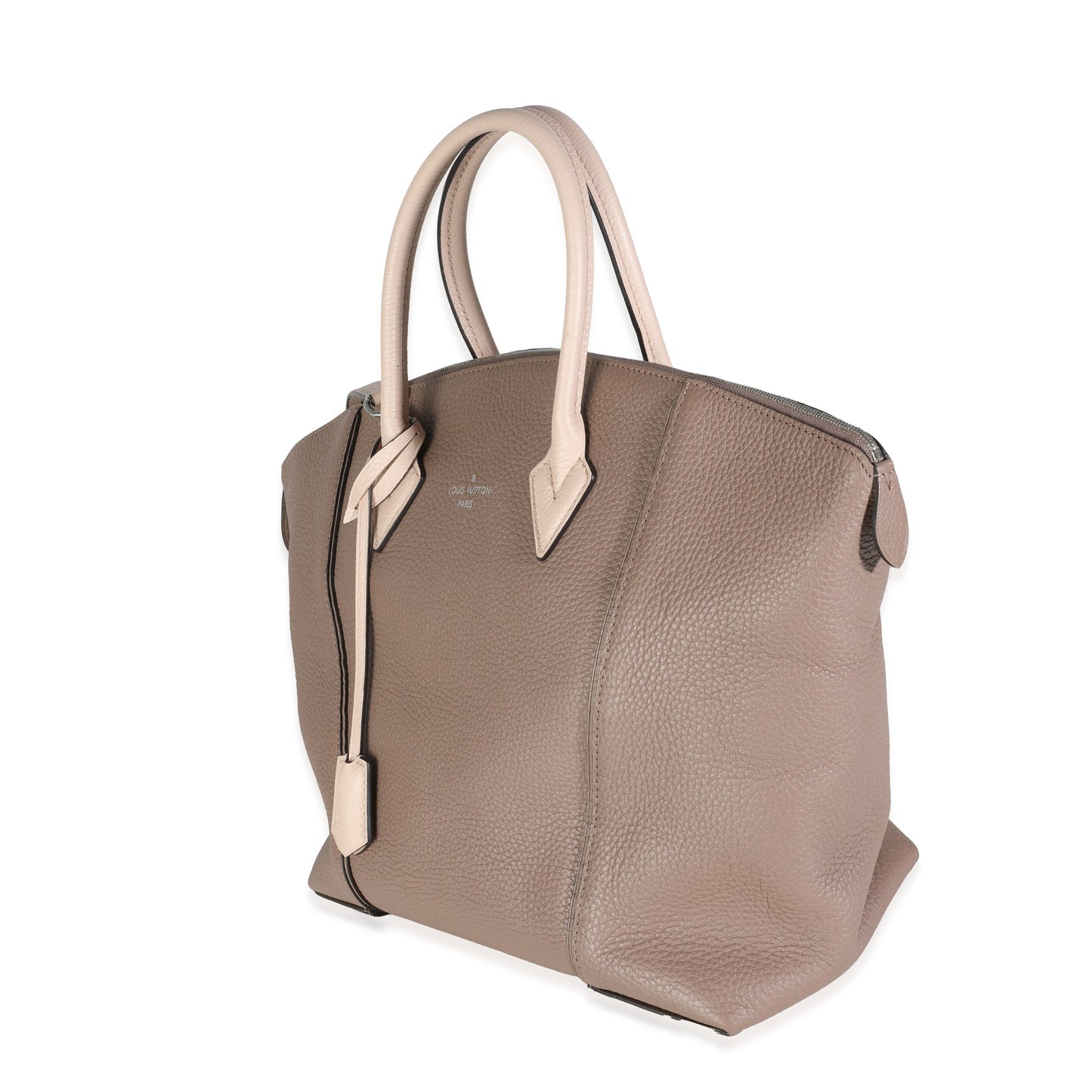 Louis Vuitton Taupe Petale Taurillon Soft Lockit MM