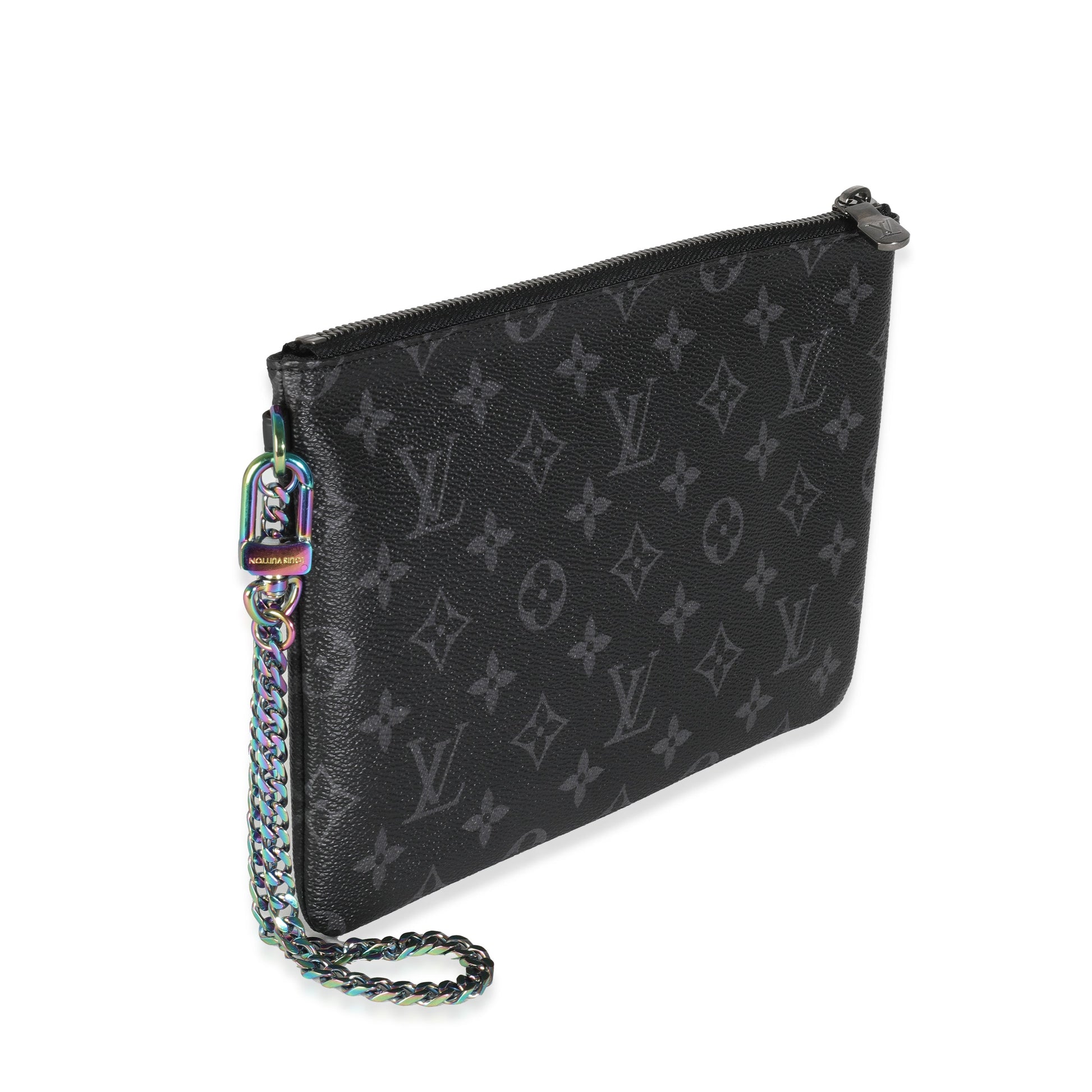 Louis Vuitton Monogram Eclipse Canvas Fragment Design Ipad Pouch