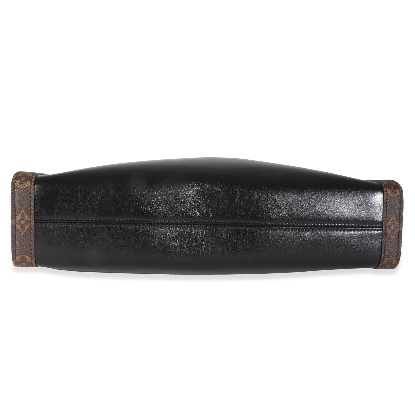 Luxury Women's Handbag | Louis Vuitton Black Calfskin Monogram Canvas Nova MMVibe