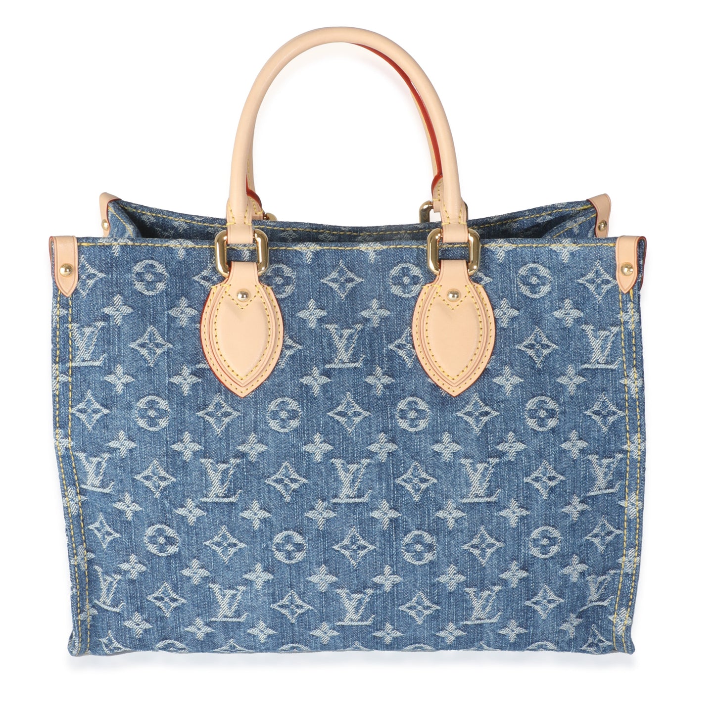Louis Vuitton Blue Monogram Denim Onthego MM