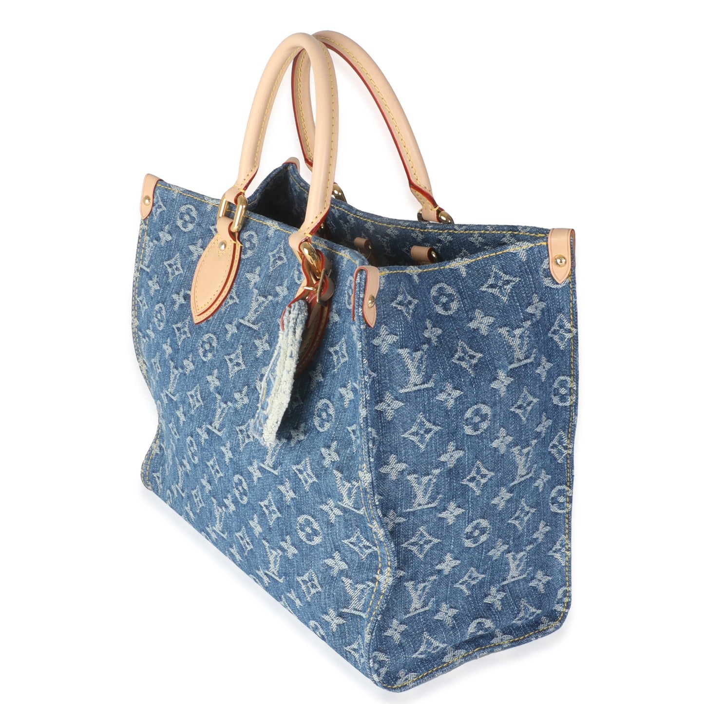 Louis Vuitton Blue Monogram Denim Onthego MM